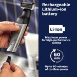 ⁦Philips Norelco Bodygroom Series 5000 Showerproof Body & Manscaping Trimmer for Men with Back Attachment, BG5025/40⁩ - الصورة ⁦8⁩