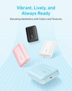 ⁦Anker Zolo Magnetic Power Bank, Compact 10,000 mAh Charger with 30 W Max. Fast Charging, Wireless and Portable, Skin-Friendly and Robust Battery, for iPhone 17/16/15 Series, AirPods and More⁩ - الصورة ⁦6⁩