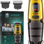 VGR V-981 Professional Hair Clipper Corded & Cordless with LED Display & Turbo Mode Function | Runtime: 150 min Trimmer for Men -1 year warranty(Gold)