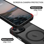 ⁦BENTOBEN Magnetic iPhone 13/14 Case, Translucent Matte, Slim, Shockproof, Black, Compatible with MagSafe, 6.1 inches, TPU, Protective Case⁩ - الصورة ⁦6⁩