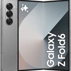 SAMSUNG Galaxy Z Fold6, 12GB RAM, 256GB Storage, Silver Shadow, Big Screen, 1 year Seller Warranty (International Version)