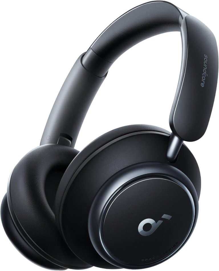 soundcore by Anker Space Q45 Bluetooth Headphones, Adaptive Active Noise Cancelling up to 98%, 50 Hours Playback, App Control, LDAC Hi-Res Wireless Audio, Lightweight Design, Crystal Clear Calls
