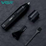⁦VGR V-613 Ear, Nose & Eyebrow Trimmer Professional USB Rechargeable Nose Trimmer for Men and Women Nose Clippers Eyebrow Facial Hair Trimmer Body Grooming Kit IPX5 Waterproof Dual Edge Blades⁩ - الصورة ⁦8⁩