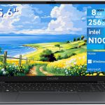 CHUWI 15.6" Laptop, 256GB LPDDR5 8GB SSD, Intel N100 (Beats N5095/N95, 3.4GHz), Windows 11 PC Laptop, 180° Aperture, FHD IPS 2K, WiFi6, BT 5.2, HDMI, USB 3.0, Type-C, RJ45