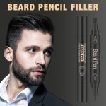 ⁦Beauty beast Beard Pencil Filler for man Water Proof Beard pen and beard brush Long Lasting Coverage Natural Finish, Male Mustache Repair Shape, Effective Enhance Facial Hair（BLACK）⁩ - الصورة ⁦2⁩