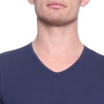⁦Dice Mens V-Neck short sleeve solid Undershirt⁩ - الصورة ⁦4⁩