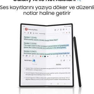 ⁦SAMSUNG Galaxy Z Fold6, 12GB RAM, 256GB Storage, Silver Shadow, Big Screen, 1 year Seller Warranty (International Version)⁩ - الصورة ⁦5⁩