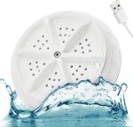 LytLStrox Mini Washing Machine,Portable Foldable Ultrasonic Small Washers,Mini Washing 3in1 Dishwashers for children's clothes Socks,Underwear,Bra, Laundry Tub