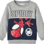 name it Boy's Jubi Spidey Long-Sleeevs Sweatshirt