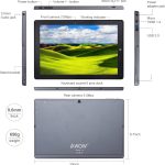 ⁦AWOW 10.1" 2-in-1 Windows Tablet with Keyboard, Intel N100 Processor, 12GB DDR5 RAM, 256GB Storage, Detachable Touchscreen Laptop, Windows 11, Dual-Band WiFi, Bluetooth, USB 3.0, HDMI, Dual Cameras⁩ - الصورة ⁦5⁩