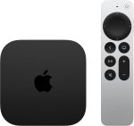 ⁦Apple TV Box 3rd Generation, Stream/Movies over WiFi/Ethernet, A15 Bionic, 128GB Storage, Up to 4K with Dolby Vision & HDR10+, Works with Thread Mesh Networks, Apple TV+, Netflix, Live, Black⁩ - الصورة ⁦2⁩