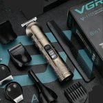 ⁦v-110 Men's Complete Grooming Kit 8 in 1 Rechargeable 180 Mins Runtime Charging and Electricity⁩ - الصورة ⁦3⁩