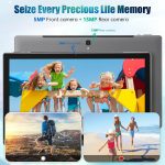 ⁦14.1 Inch Large Tablet, Android 13 Computer Tablets, 1920 * 1080 IPS HD Display, WiFi5, Large Screen Tablet 2025, 6GB+128GB+1TB TF Card Expand, 10000mAh Battery for Work/Study⁩ - الصورة ⁦8⁩