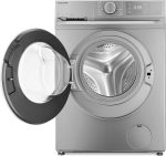 ⁦Toshiba Washing Machine, Tw-Bl90A4Eg(Ss), Ultra Fine Bubbles,UFB,Great Waves,Steam,Smart Control (Wifi) 8 Kg Silver, Automatic⁩ - الصورة ⁦3⁩