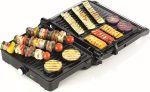 Kenwood contact grill,2000w, adjustable grill positions, silver,hgm31.000si - الصورة 4