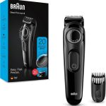 Braun Beard trimmer BT3222 With Precision dial and 1 Comb, 20 Length Settings, Black