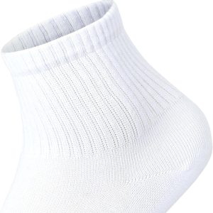 ⁦Sam Socks Kids Set of 3 Half Long School Plain Socks White size 30-33 EU⁩ - الصورة ⁦3⁩