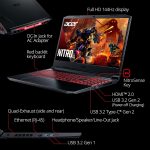 ⁦Acer Nitro 5 AN515-55-53E5 Gaming Laptop | Intel Core i5-10300H | NVIDIA GeForce RTX 3050 Laptop GPU | 15.6" FHD 144Hz IPS Display | 8GB DDR4 | 256GB NVMe SSD | Intel Wi-Fi 6 | Backlit Keyboard⁩ - الصورة ⁦6⁩
