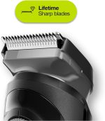 ⁦Braun Beard trimmer BT3222 With Precision dial and 1 Comb, 20 Length Settings, Black⁩ - الصورة ⁦3⁩