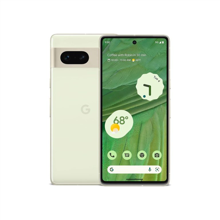 Google Pixel 7 Single Sim, 5G, 8GB Ram, 128GB, Lemongrass, US Version