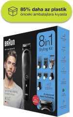 ⁦Braun All-in-one Trimmer 5 MGK5260 – 8-in-1 – Beard, Body & Hair Clipper 6 attachments and Gillette Fusion5 ProGlide Razor⁩ - الصورة ⁦9⁩
