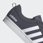 ⁦Adidas VS Pace Faux Leather Contrast Three Side Stripe Front Logo Skateboarding Shoes for Men - Dash, 42 2/3⁩ - الصورة ⁦8⁩