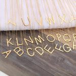 ⁦Letter Charm - Elegant English Alphabet Necklace for Valentine's Day, Suitable for Lovers, Fashion Enthusiasts, Women and Girls, Makes a Stunning Gift for Fashion and Love Celebrations⁩ - الصورة ⁦9⁩