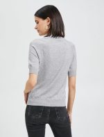 ⁦KOTON womens Half Turtle Neck Sweater Short Sleeve Sweater (pack of 1)⁩ - الصورة ⁦4⁩
