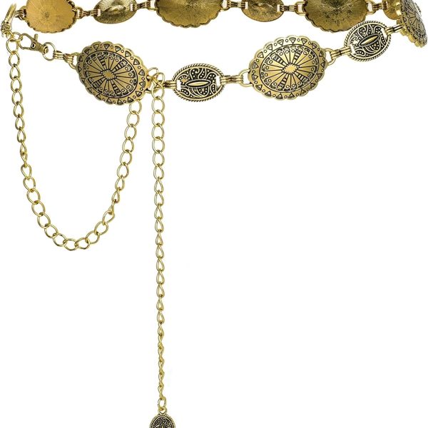 Waist Belt Elegant Stainless Steel Belt for Women's and Girl's Perfect for Jeans and Modern Styles HighQuality Accessory for Fashion Enthusiasts and Trendsetters