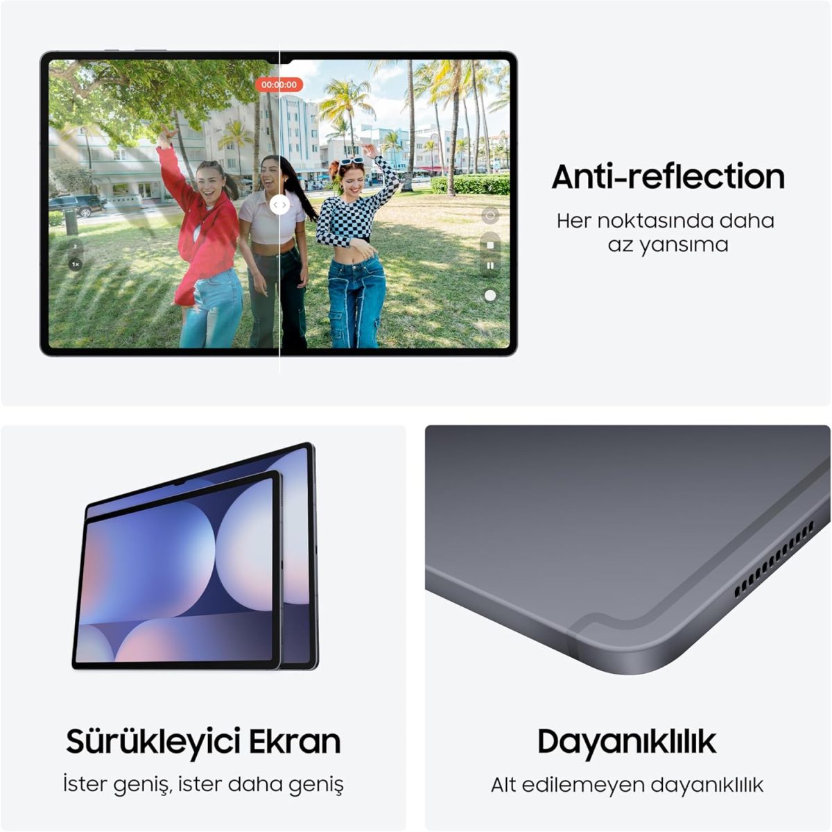 ⁦Samsung Galaxy Tab S10 Ultra Tablet Silver 12 GB RAM, 512 GB Storage⁩ - الصورة ⁦4⁩