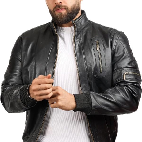 Premium Genuine Leather Jacket For Men