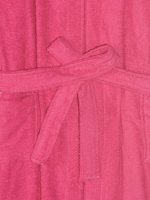 ⁦Rosa Home Cotton Bathrobe For Boys - Fuchsia, 8-10 Years⁩ - الصورة ⁦2⁩