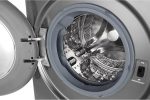 ⁦LG Vivace Washing Machine 8KG, with AI DD technology, Silver, model number F4R5TYG2T⁩ - الصورة ⁦10⁩