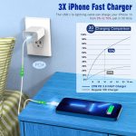⁦APFEN USB C to Lightning Cable 3FT 2Pack [Apple MFi Certified], Power Delivery iPhone Cables Type C iPhone Charger Cord Fast Charging Compatible iPhone 14 13 12 11 Pro Max X XS XR 8 7 6s Plus SE⁩ - الصورة ⁦4⁩