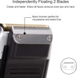 ⁦Kemei Foil Shavers for Men Electric Razor with Bald Trimming Cordless Electric Shavers with LED Display 2 in 1⁩ - الصورة ⁦5⁩