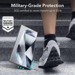 ⁦ESR 2+1 Pack for Samsung Galaxy S24 Ultra Screen Protector Set, 2 Tempered Glass Screen Protectors and 1 Set Individual Lens Protectors, 2.5D Curved Edges, Full-Coverage Protection, Scratch Resistant⁩ - الصورة ⁦5⁩