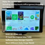 ⁦HONGSAMDE 8 Inch Windows 10 Pro Tablet, 8GB RAM 128GB ROM, Quad-Core CPU Windows Tablet with 800x1280 IPS HD Touchscreen/TF Slot/WiFi/Bluetooth/USB Port/Dual Cameras⁩ - الصورة ⁦3⁩