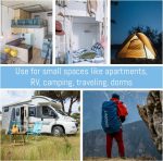 ⁦PETOLUTION Portable Mini Washing Machine, Small Foldable Clothes Washing Bucket for Camping, RV, Travel, Small Spaces, Foldable, Lightweight and Easy to Carry and Store (Pink)⁩ - الصورة ⁦4⁩