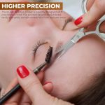 ⁦Utopia Care Eyebrow Scissors, Professional Stainless Steel Small Shears for Men and Women Cuticle Nail Scissors, Nose Hair Scissors for Grooming Mustache, Beard, Eyelashes, Ear Hair Trimming, Silver⁩ - الصورة ⁦6⁩