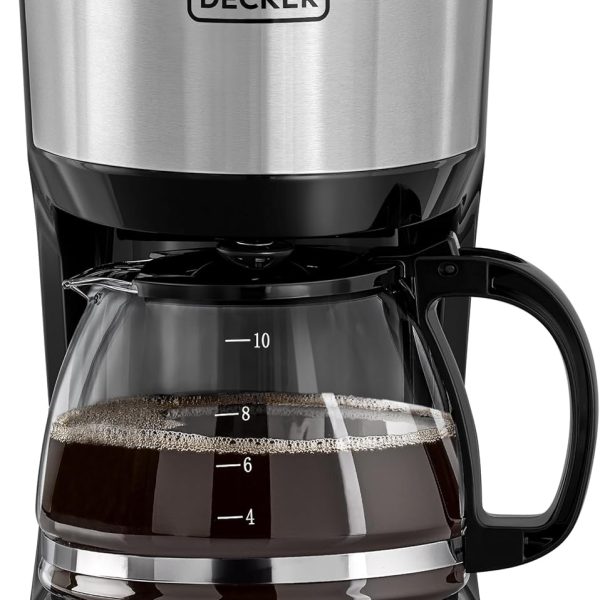 Black & Decker DCM750S Coffee Maker with Glass Carafe, Black - 750 Watt - International warranty