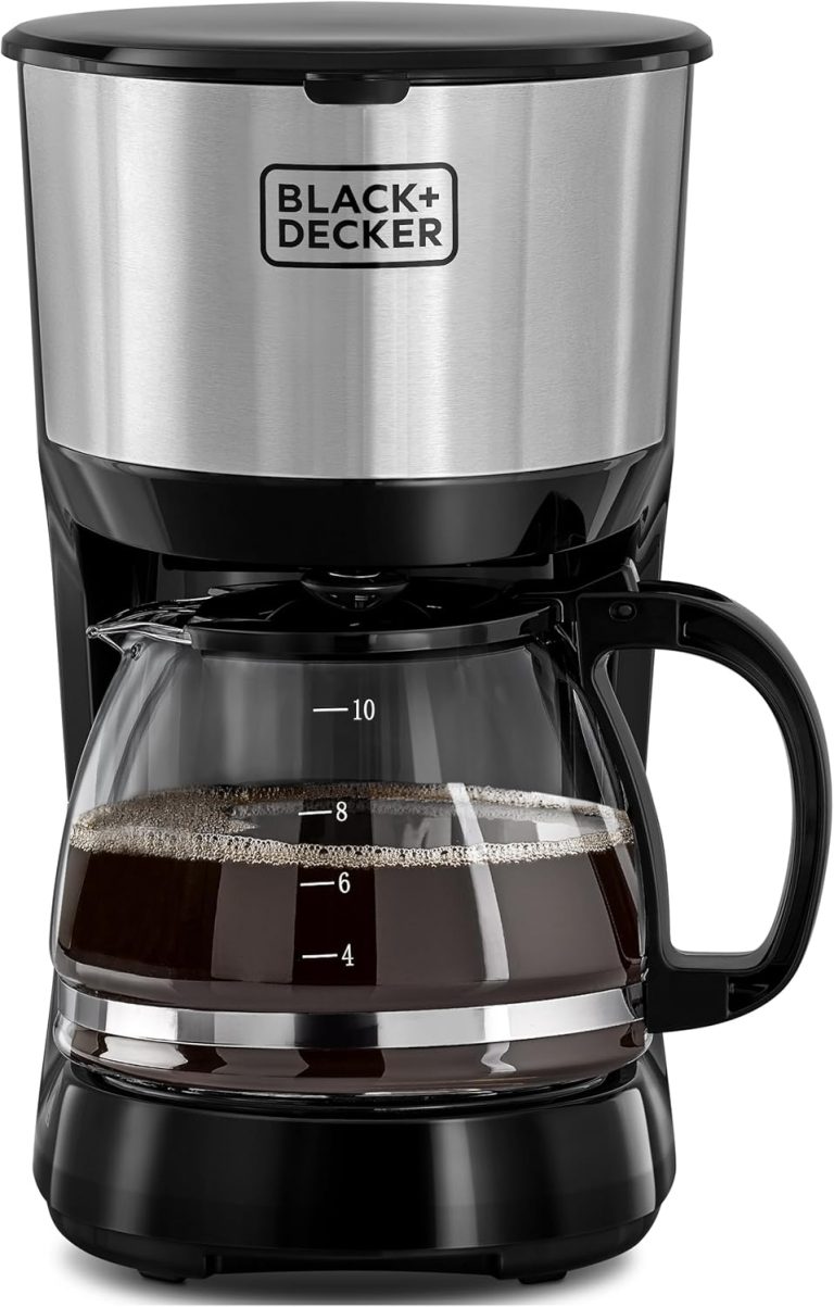 Black & Decker DCM750S Coffee Maker with Glass Carafe, Black - 750 Watt - International warranty
