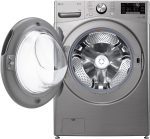 ⁦LG Washer, 21 Kg, Stainless Silver - F0P2CYV2T.ASSPEEC⁩ - الصورة ⁦4⁩
