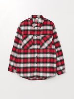 ⁦LC WAIKIKI Plaid Long Sleeve Girl Shirt Jacket⁩ - الصورة ⁦2⁩