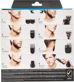 ⁦Braun All-in-one Trimmer 5 MGK5260 – 8-in-1 – Beard, Body & Hair Clipper 6 attachments and Gillette Fusion5 ProGlide Razor⁩ - الصورة ⁦3⁩