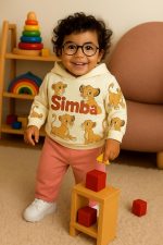 ⁦Baby Boys and Girls Set 8 Months to 3 Years Old Comfy Hoodie and Pants Set⁩ - الصورة ⁦4⁩