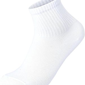 ⁦Sam Socks Kids Set of 3 Half Long School Plain Socks White size 30-33 EU⁩ - الصورة ⁦2⁩
