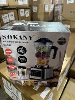 ⁦SOKANY SK-999 5000W High Performance Blender, 9 Speed, 2-in-1 [2.5L Blender & Smoothie, Coffee Grinder], Crushed Ice Function, Self-Cleaning Function, BPA Free⁩ - الصورة ⁦9⁩