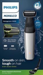 ⁦Philips Norelco Bodygroom Series 5000 Showerproof Body & Manscaping Trimmer for Men with Back Attachment, BG5025/40⁩ - الصورة ⁦11⁩