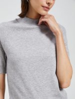⁦KOTON womens Half Turtle Neck Sweater Short Sleeve Sweater (pack of 1)⁩ - الصورة ⁦5⁩