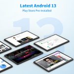 ⁦aigo Android 13 Tablet 2023 - A16 Pro Tab 16GB(8+8) +128GB, 1TB Expand, 10.6 Inch 2K Large Screen, Tablet Android with Octa-Core CPU for Reading Book, Video Editing, Gaming, Note, Gift⁩ - الصورة ⁦6⁩